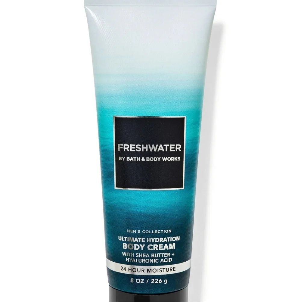 Bath and Body Works Men's Collection FRESHWATER Ultra Hydration Body Cream NWT